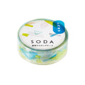 King Jim Soda Transparent Masking Tape - Shape - 15 mm x 5 m -  - Washi Tapes - Bunbougu