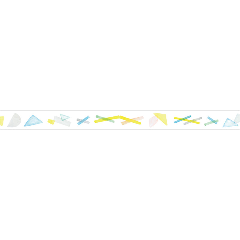 King Jim Soda Transparent Masking Tape - Shape - 15 mm x 5 m -  - Washi Tapes - Bunbougu