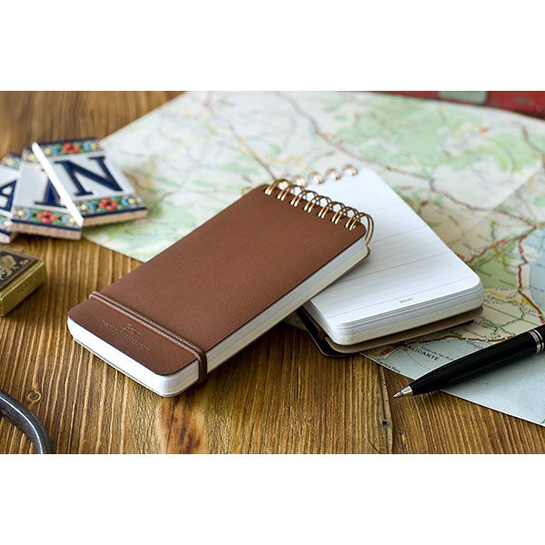 Midori Grain Memo Pad - Ruled and Plain - Black -  - Memo Pads - Bunbougu