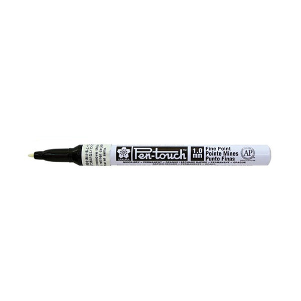 Sakura Pen Touch Paint Marker - Fine Point - 1.0 mm - White - Markers - Bunbougu