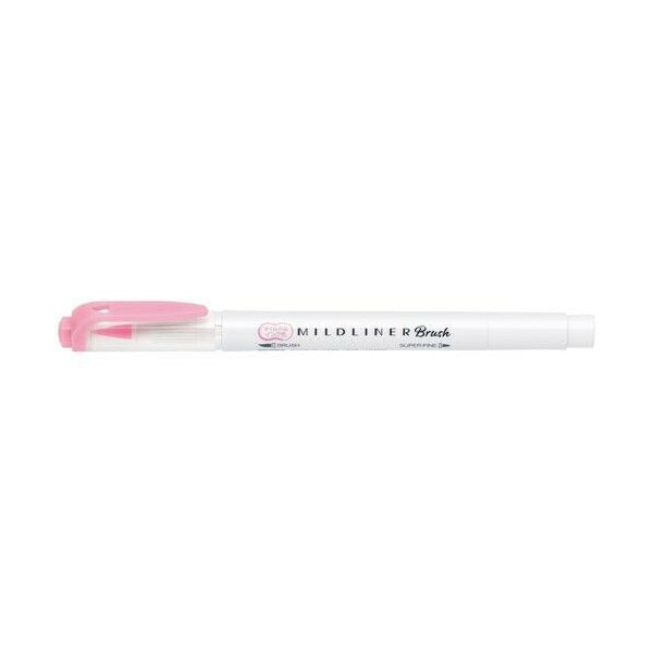 Zebra Mildliner Double-Sided Brush Pen - Fine Bullet Tip/Brush Tip - - Brush Pens - Bunbougu