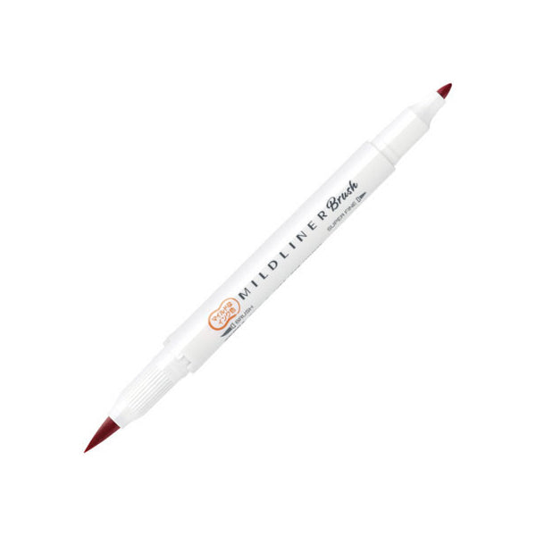 Zebra Mildliner Double-Sided Brush Pen - Fine Bullet Tip/Brush Tip - - Brush Pens - Bunbougu