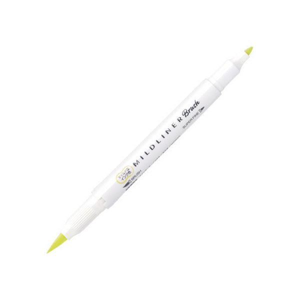 Zebra Mildliner Double-Sided Brush Pen - Fine Bullet Tip/Brush Tip -  - Brush Pens - Bunbougu