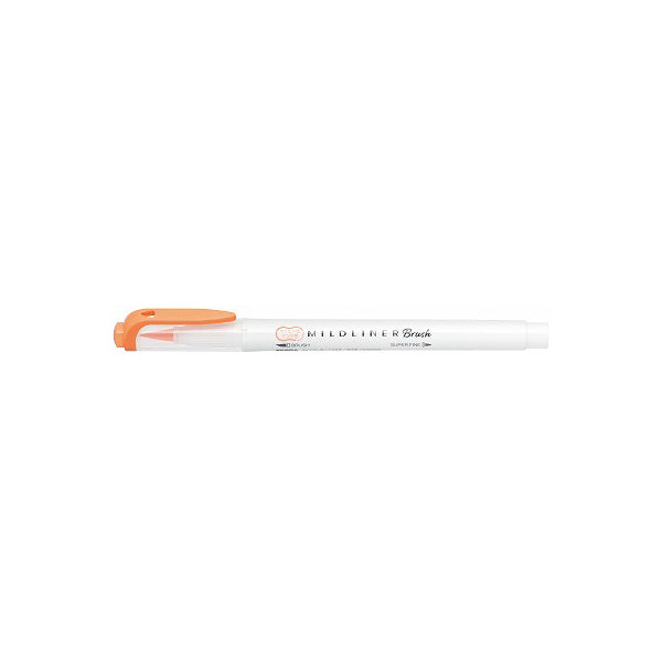 Zebra Mildliner Double-Sided Brush Pen - Fine Bullet Tip/Brush Tip -  - Brush Pens - Bunbougu
